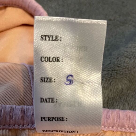 Everlane Linea Aqua Sample Monokini One-Piece Cutout Swimsuit Lilac Purple S - Picture 5 of 6